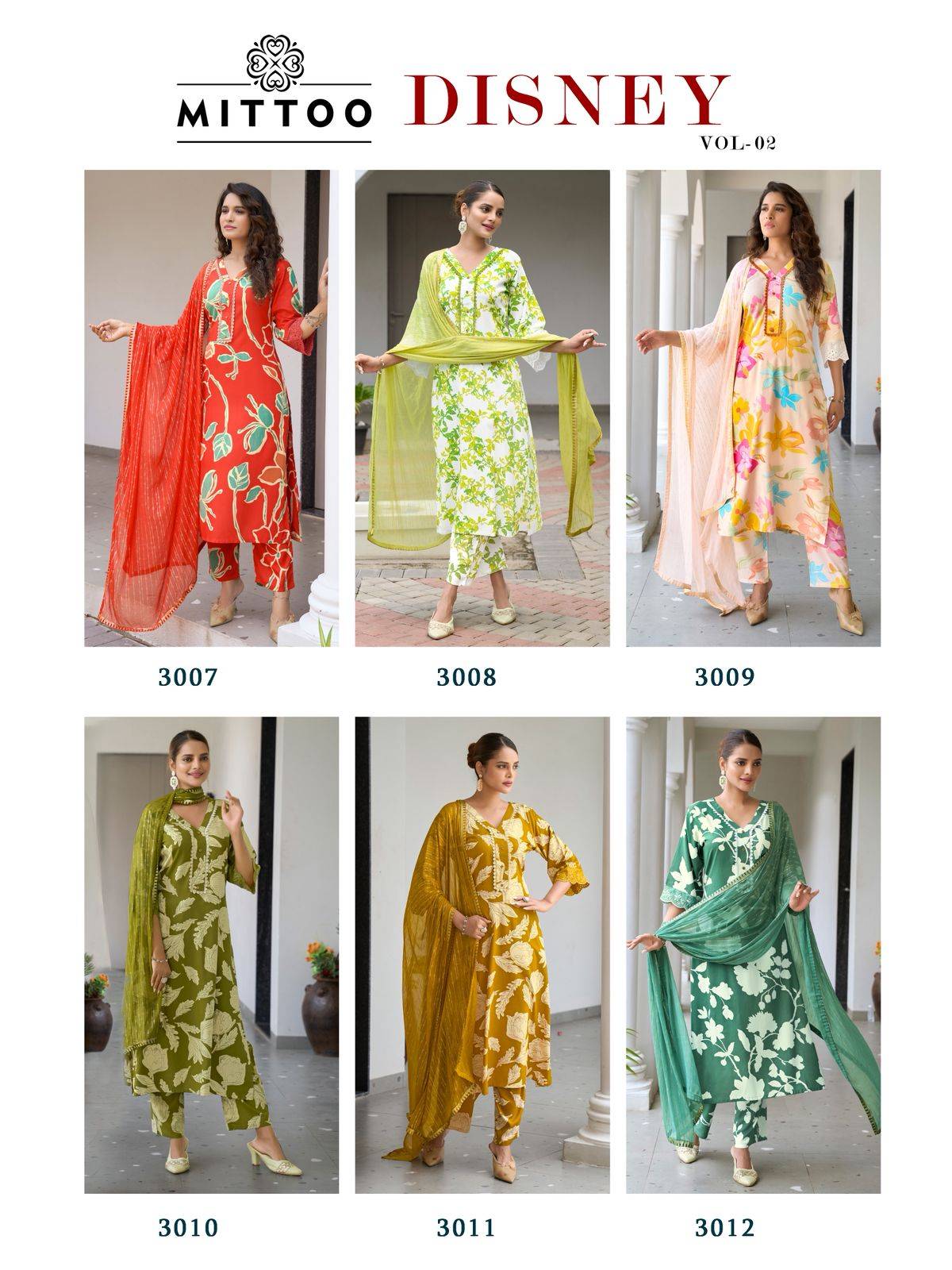 Disney Vol 2 By Mittoo Designer Ethnic Wear Collection Rayon Kurtis At Wholesale Price